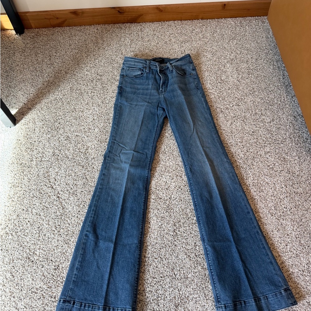 Blue Flared Women Jeans